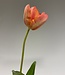 Orange pink tulip silk flower | Length 63 centimetres | Ordered by piece