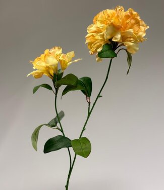 Silk Flowers by JJ Yellow mountain rose silk flower | Length 78 centimetres | Per piece