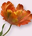 Orange pink tulip silk flower | Length 62 centimetres | Ordered by piece