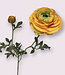 Yellow ranunculus silk flower | Length 82 centimetres | Ordered by piece