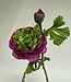 Purple ranunculus silk flower | Length 45 centimetres | Ordered by piece