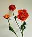 Orange ranunculus silk flower | Length 65 centimetres | Order 3 pieces