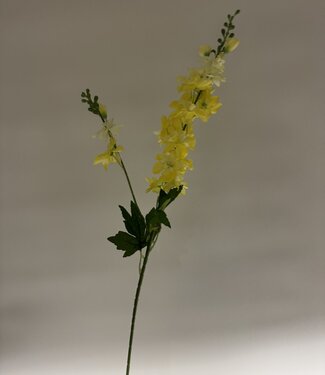 Silk Flowers by JJ Yellow delphinium silk flower | Length 86 centimetres | Per piece