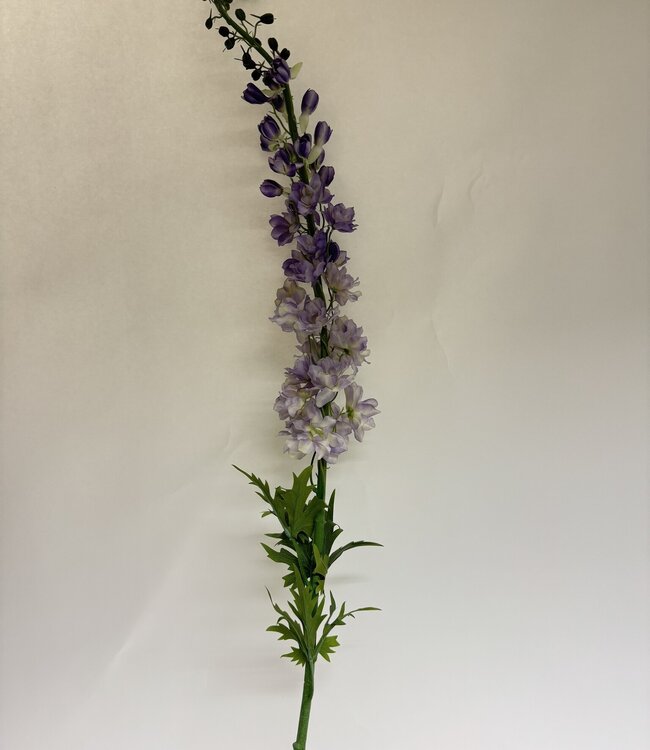 Lilac-coloured delphinium silk flower | Length 130 centimetres | Ordered by piece