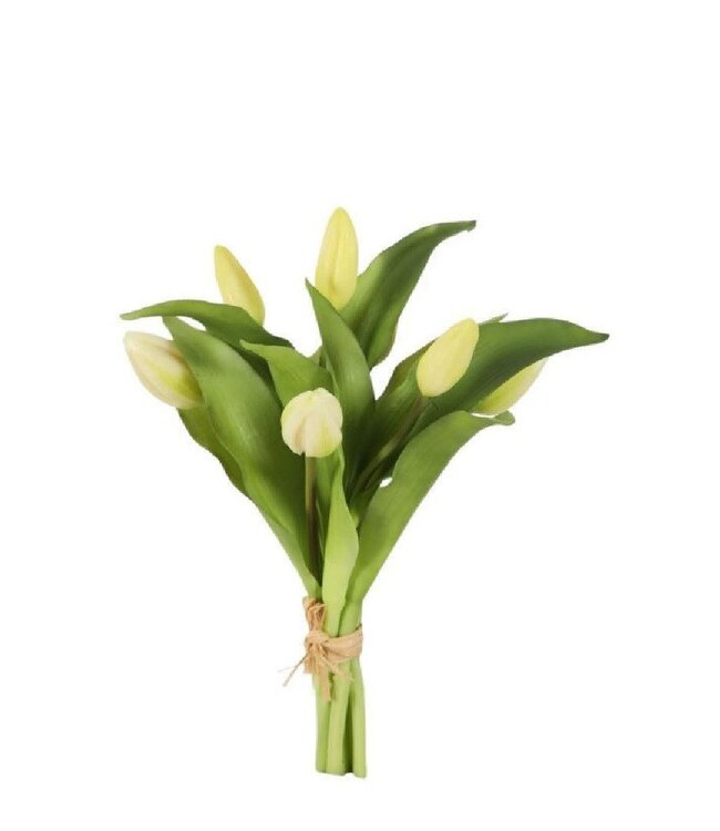 Kunstbloemen Tulp boeket 32cm x7 ( x 1 )