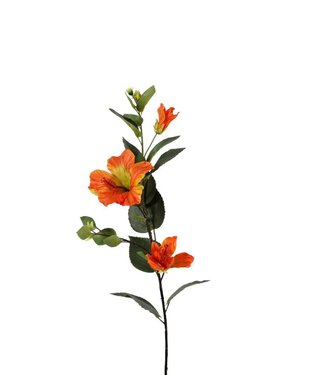 4A Kunstbloemen Hibiscus 81cm ( x 4 )