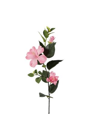 4A Kunstbloemen Hibiscus 81cm ( x 4 )