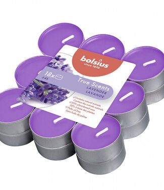 4A Kaars Geur theelicht Lavendel x18 ( x 1 )