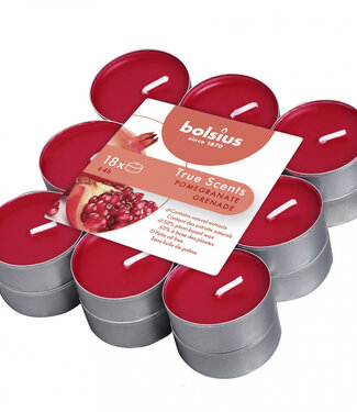 4A Kaars Geur theelicht Pomegranate x18 ( x 1 )