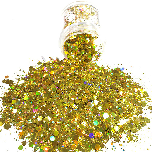 Buy fine glitter in all kinds of colors | per 400 grams | Size 1/64 - 0.6 mm - 15 Hex