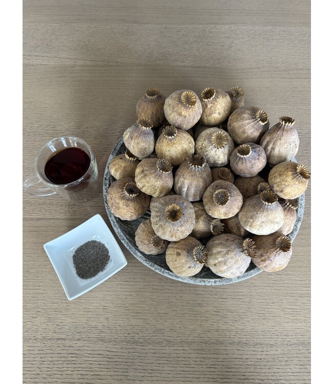Gedroogde papaver koppen | Maat XL | Oogst 2025 | Per kilo te bestellen