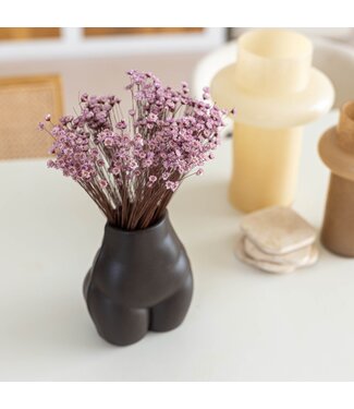 Casa Alegria Fleurs séchées Glixia violettes Milka | Longueur ± 50 centimètres | Poids ± 50 grammes