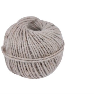 Dutch Dried Bol naturel Jute touw | Lengte: 2.500 centimeter | Gewicht: 50 gram