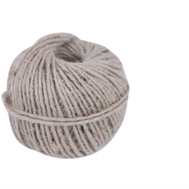 Bol naturel Corde de jute | Longueur : 2 500 centimètres | Poids : 50 grammes