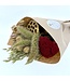 Bouquet of dried flowers Nathalie | Length ± 40 centimetres | With red and natural dried flowers