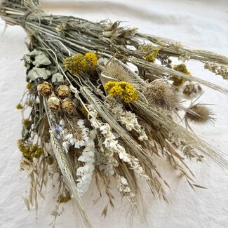 MyFlowers Boeket droogbloemen Isabelle | Lengte ± 65 centimeter | Met naturelle droogbloemen