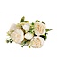 Bouquet of white Peonies | Peony artificial flowers | Length ± 45 centimetres | With 5 flower heads