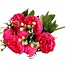 Bouquet cyclamen pink Peonies | Paeonia artificial flowers | Length ± 45 centimetres | With 5 flower heads
