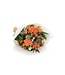 Bouquet de fleurs séchées Fantasy Arancio | Longueur ± 35 centimètres | Avec des fleurs séchées orange, blanches et vertes
