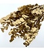 Gold-coloured Eucalyptus Espiral Cinerea dried flowers | Length ± 55 centimetres | Weight ± 150 grams