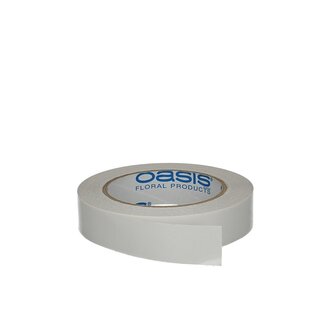 4A White Double-Sided Oasis Tape | Width 25 millimetres | Length 25 metres | Per piece