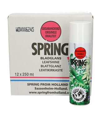 4A Entretien Spring Brillance Feuilles | Sans CFC | Contenu 250 millilitres | Par 12 aérosols