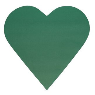 4A Green Oasis Floral Foam FF Heart | Width 46 centimetres | Length 45 centimetres | Per 2 pieces