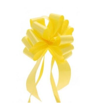 4A Yellow Pull Bow Ribbon | Width 30 millimetres | Per 30 pieces