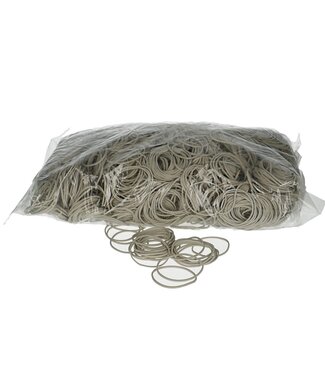 4A Natural White Elastic Bands | Diameter 40 millimetres | Per 1.5 kilograms
