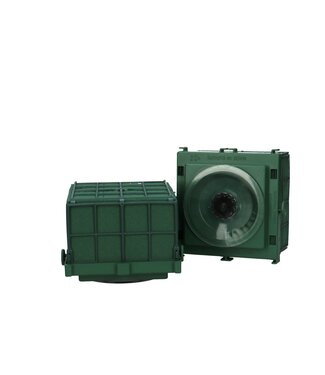 4A Green Oasis Floral Foam Autocorso with Suction Cup | Width 11 centimetres | Length 9 centimetres | Per 6 pieces