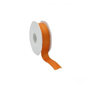 4A Oranje Textiel Stof Lint | Breedte 23 millimeter | Lengte 20 meter | Per stuk