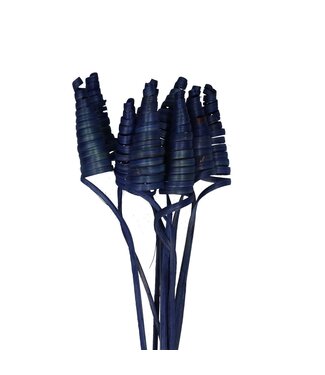4A Palm Spiraal op steel | Kleur: Paars | Cane Cone Bijsteker | Lengte bijsteker ± 50 centimeter | Per 10 bijstekers