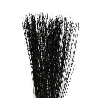 4A Getrocknete Yanagi Zweige | Farbe: Schwarz | Trockendekoration | Gewicht 250 Gramm | Pro Bund