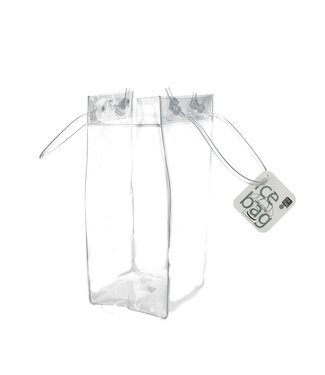 4A Taschen Eistasche „Ice Bag“ | Farbe: Transparent | Breite 11 Zentimeter | Höhe 25,5 Zentimeter | Pro 6 Taschen