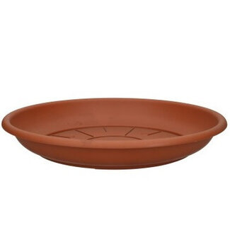 4A Kunststof Waterschotel | Kleur: Terracotta | Diameter 35 centimeter | Per 10 waterschotels