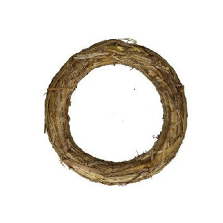 4A Straw Wreath | Colour: Light Brown | Diameter 20 centimetres | Per 10 wreaths
