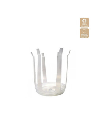 4A Blumenhalter Rapideau | Farbe: Transparent | Höhe 20 Zentimeter | Pro 20 Rapideaus