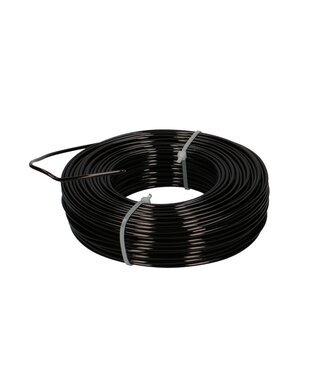 4A Black Aluminium Wire | Diameter 2 millimetres | Length 60 metres | Weight 500 grams | Per piece