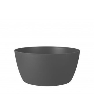 4A Kunststoff Schale Brüssel | Farbe: Grau | Durchmesser 23 Zentimeter | Höhe 11 Zentimeter | Pro 6 Schalen