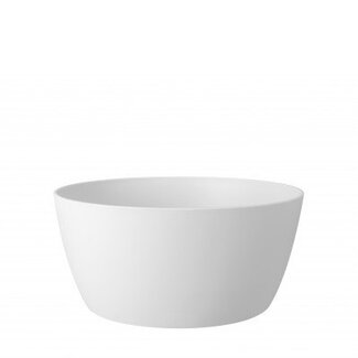 4A Kunststof Schaal Brussel | Kleur: Wit | Diameter 23 centimeter | Hoogte 11 centimeter | Per 6 schalen