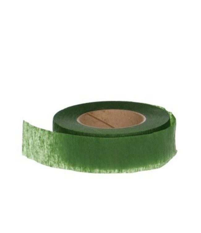 Fleuristerie Flowertape | Couleur : Vert | Largeur 25 millimètres | Longueur 27,5 mètres | Commande par 6 rouleaux