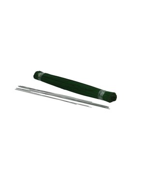 4A Fil de fleur laqué vert foncé | Diamètre 4 millimètres | Longueur 30 centimètres | Par kilo