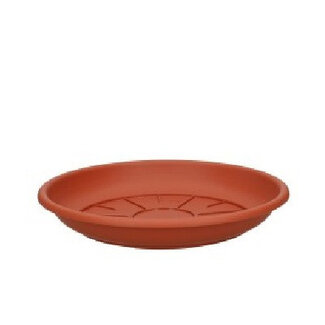 4A Plastic Water Saucer | Colour: Terracotta | Diameter 22 centimetres | Per 10 water saucers