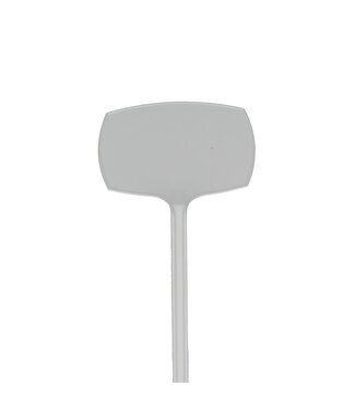 4A Bloemisterij Schuin Steeketiket | Kleur: Naturelle Wit | Lengte 35 centimeter | Per 10 steeketiketten