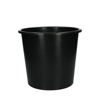 4A Plastic Bucket | Colour: Black | Diameter 24 centimetres | Height 20.5 centimetres | Capacity 5 litres | Per 10 buckets