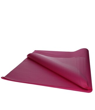 4A Seidenpapierbogen | Farbe: Fuchsia | Länge 50 Zentimeter | Breite 75 Zentimeter | 17 Gramm/m2 | Pro 480 Bögen
