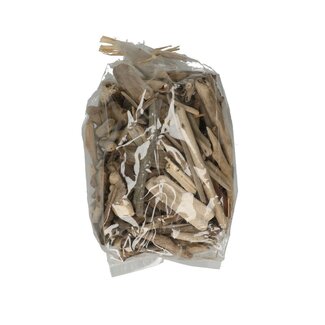 4A Gedroogd Drijfhout | Driftwood | Kleur: Lichtbruin | Droogdecoratie | Lengte 3 - 7 centimeter | Gewicht 500 gram | Per stuk