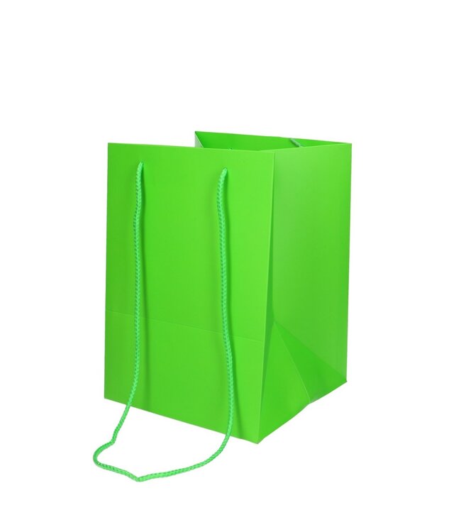 Taschen „Olympic“ | Farbe: Apfelgrün | Länge 25 Zentimeter | Breite 18 Zentimeter | Höhe 18 Zentimeter | Pro 10 Taschen