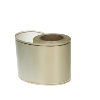 4A Crèmekleurig Satijn Machine Lint | Breedte 100 millimeter | Lengte 25 meter | Per stuk