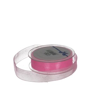 4A Rosa Organza-Band | Breite 25 Millimeter | Länge 50 Meter | Pro Stück